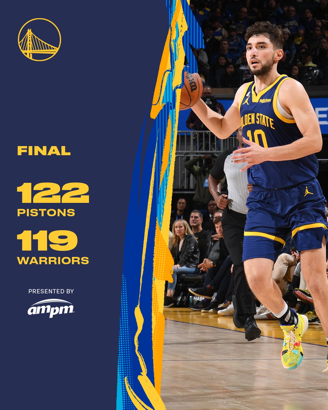 勇士客场逆转公牛,十连胜稳坐榜首 勇士客场逆转公牛,十连胜稳坐榜首